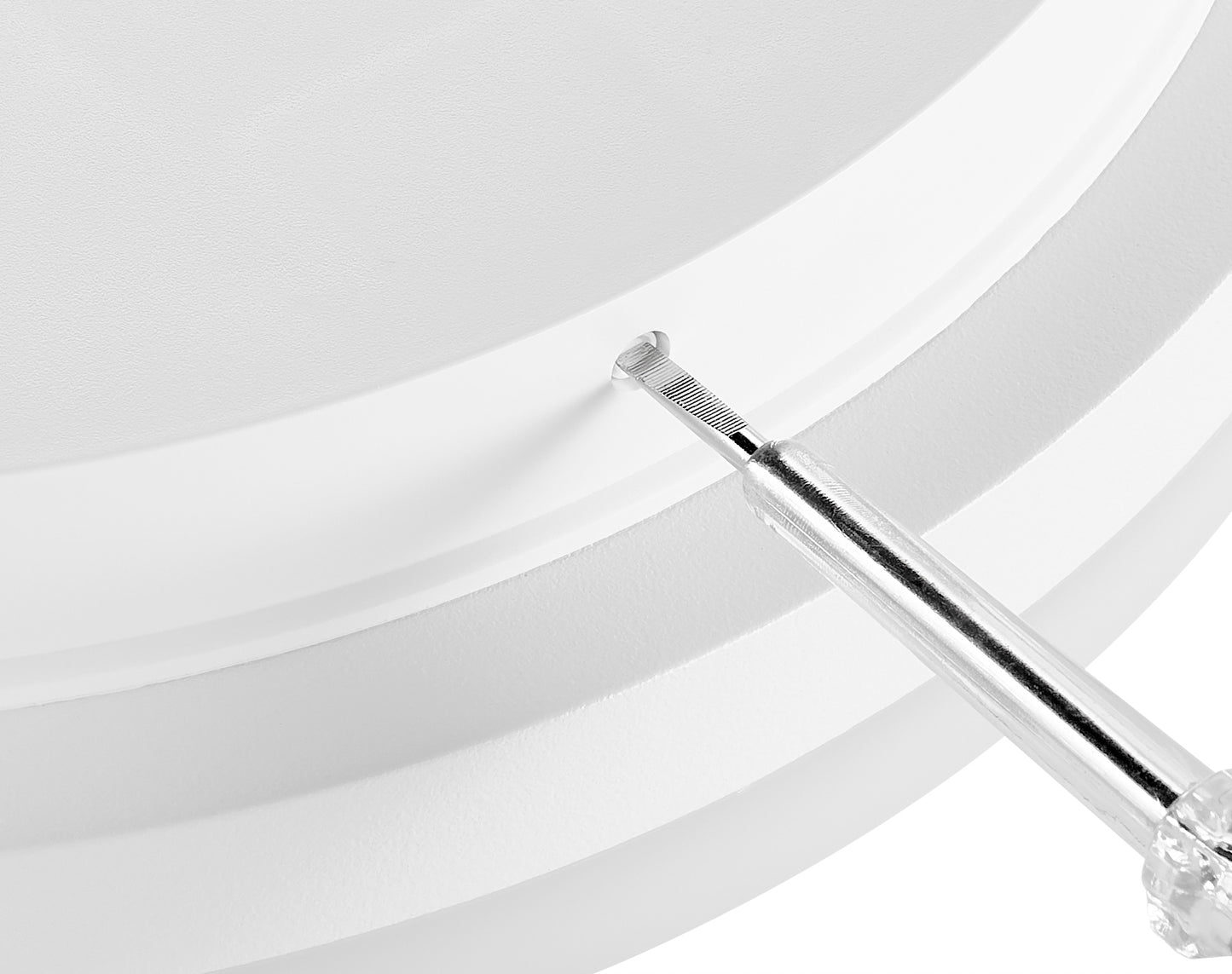 Elegance Round 3 EVOlution 24W/18W/10W 3K/4K Dim IP54 alb