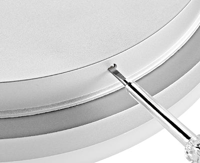ELEGANCE Round 3 EVOlution 24W/18W/10W 3K/4K Dim IP54 argint