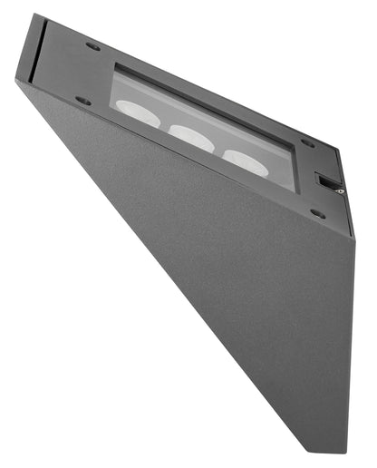 TOLEDO 9W 525lm 3000K 230V LED IP54 antracit