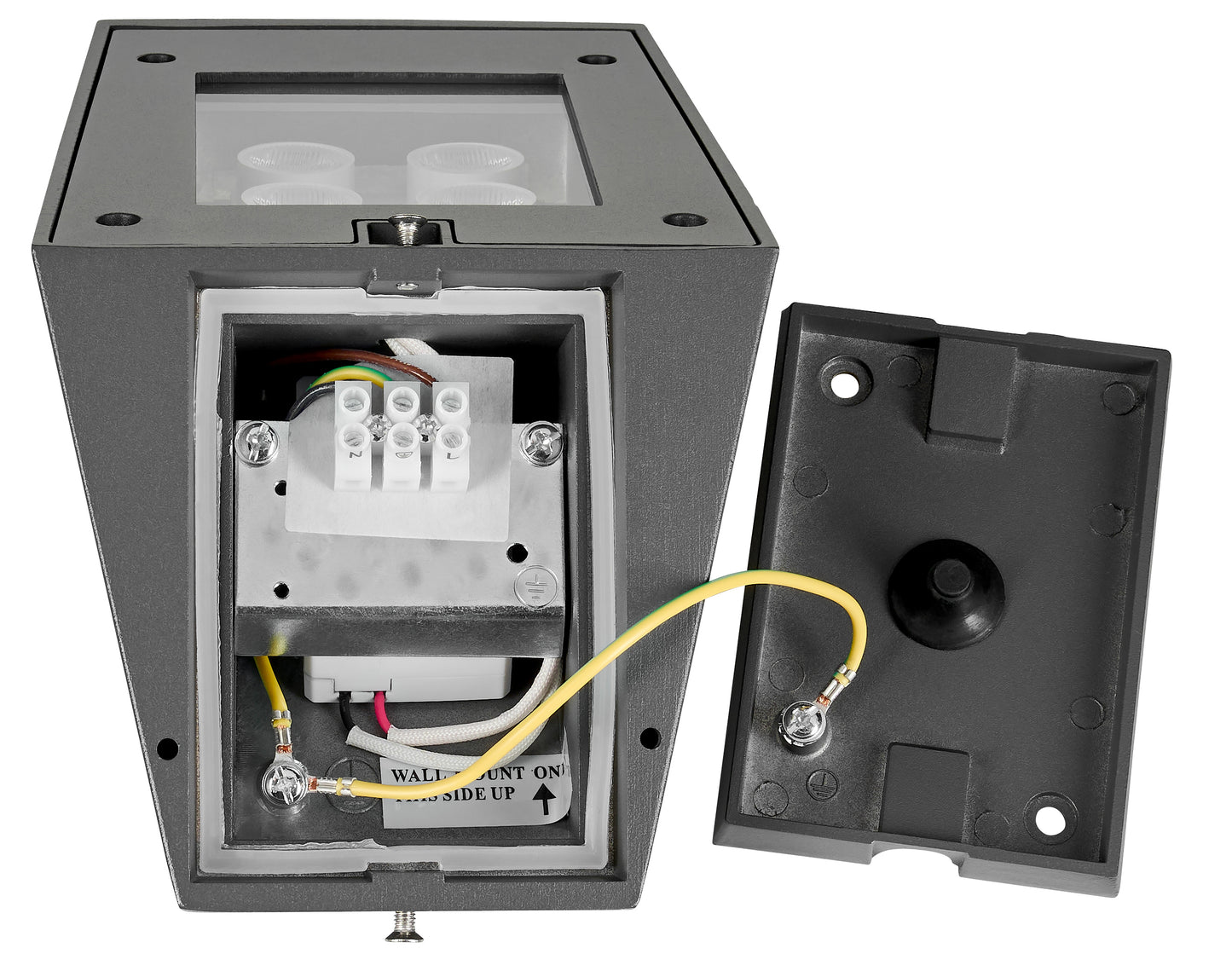 TOLEDO 9W 525lm 3000K 230V LED IP54 antracit