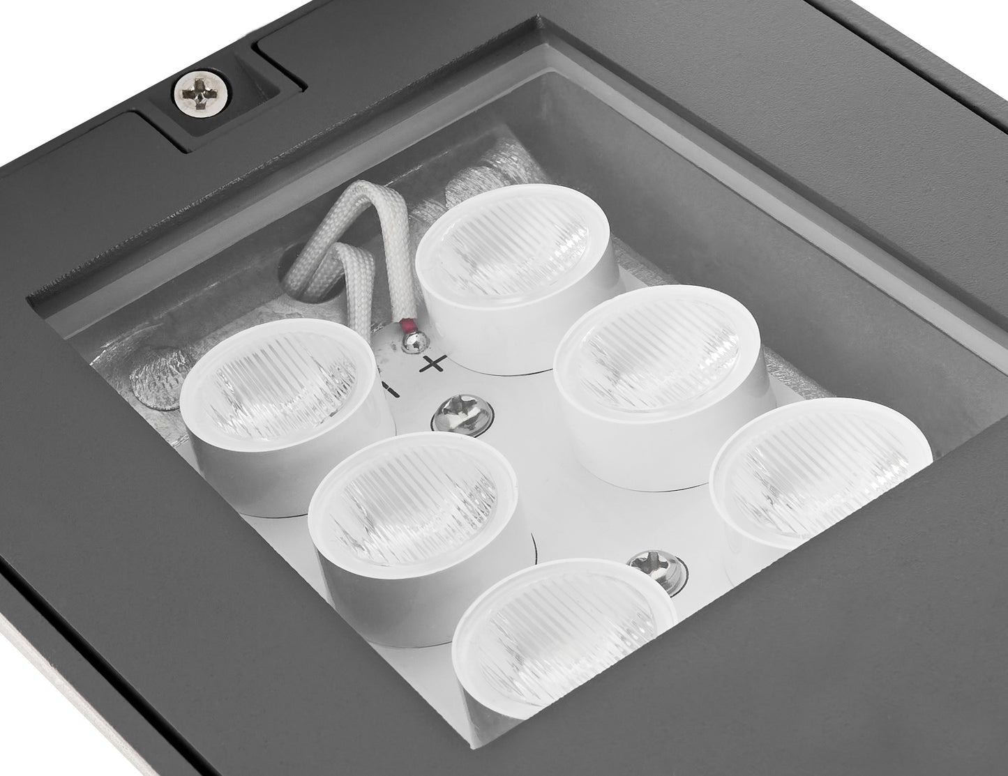 TOLEDO 9W 525lm 3000K 230V LED IP54 antracit