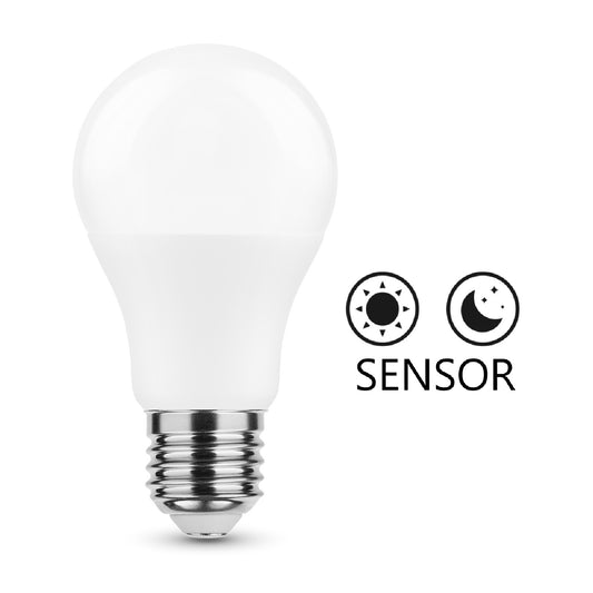 LED Classic 8,8W 4000K 806lm E27 A60 270°, senzor de lumină