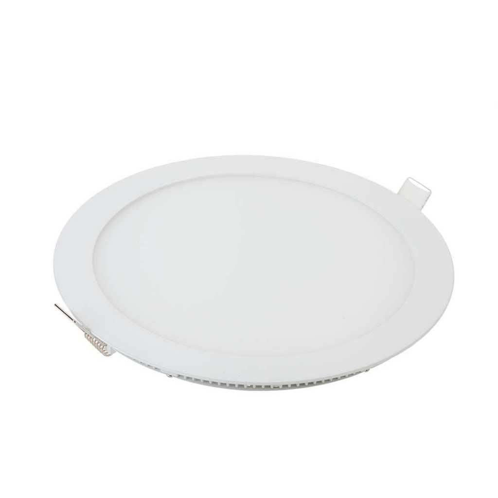 Panou LED R 24W 2160lm 4000K CRI80 IP20 120° rotund alb