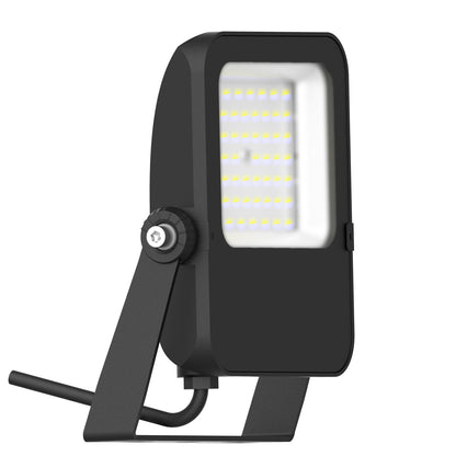 Capri LED Basic 50W 5500lm 3000K asimetric IP65 negru