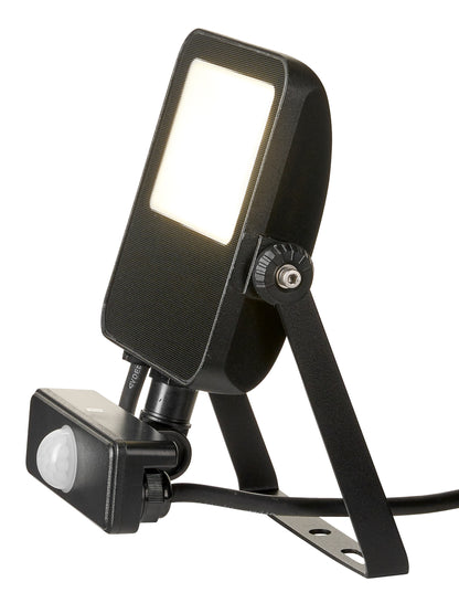 CAPRI LED Basic 30W, 3300lm, 3000K, senzor, IP65, negru