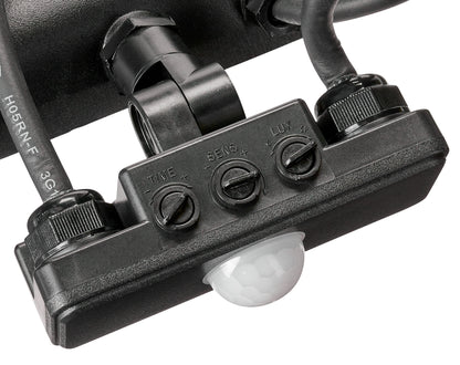 CAPRI LED Basic 30W, 3300lm, 3000K, senzor, IP65, negru