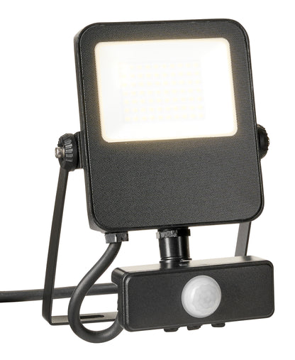 CAPRI LED Basic 30W, 3300lm, 3000K, senzor, IP65, negru
