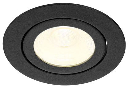 PUNTO LED 5W/8W 927/930/940 36° 230V IP65/IP20 dim negru