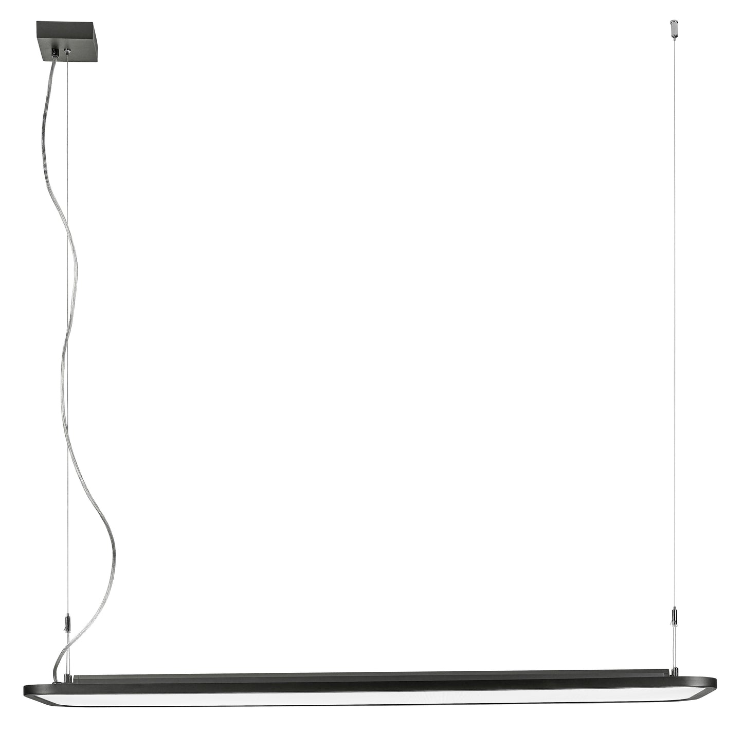 Novia PL 75W 7400/8190lm 930/940, UGR<19 DALI, IP20, negru