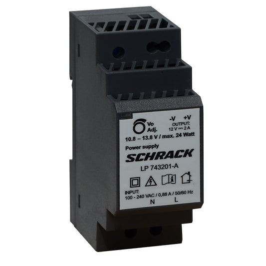 Sursă monofazată, electronică, modulară, 230/12VDC, 2A