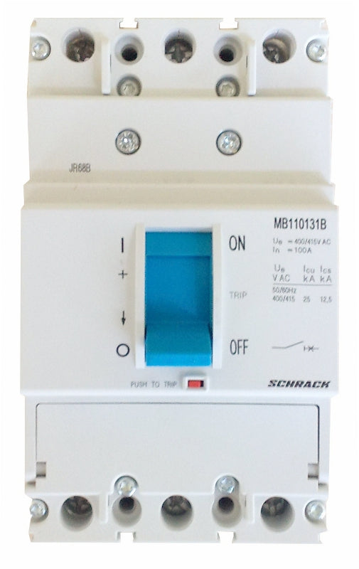 Întreruptor compact MB 25kA, borne cleme rapide 40A, 3 poli