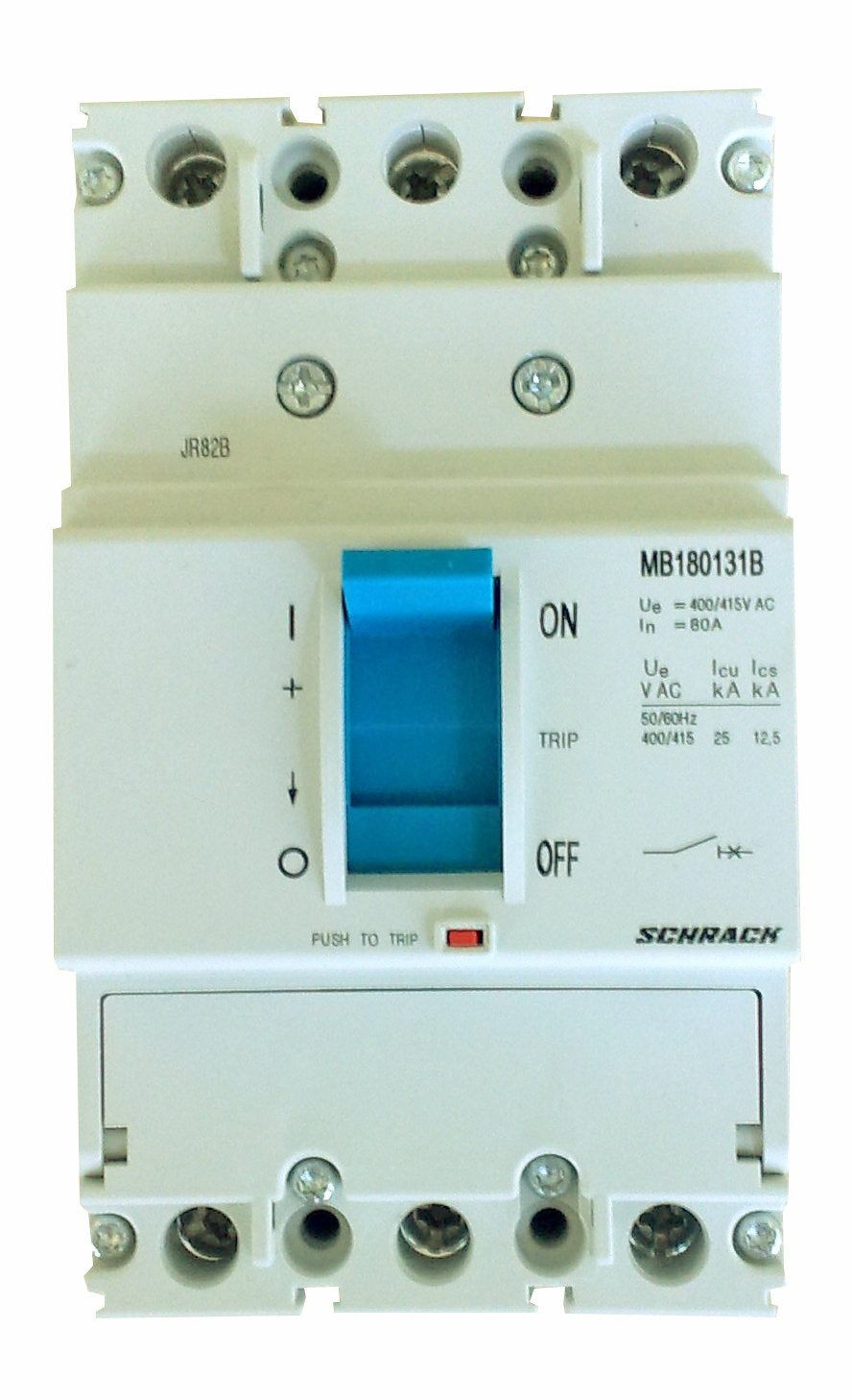 Întreruptor compact MB 25kA, borne cleme rapide 80A, 3 poli