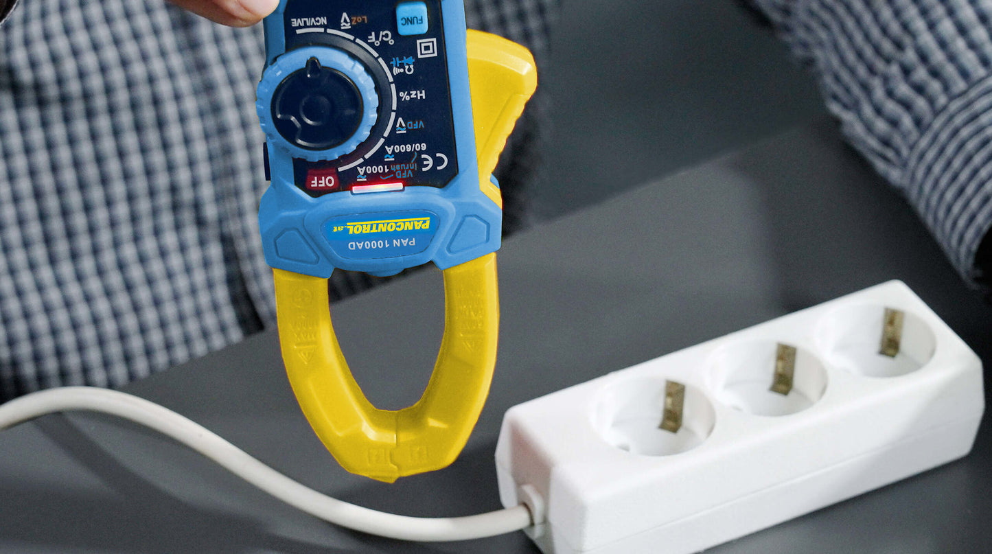 Clampmetru Digital 1000A CA/CC True RMS ⌀40mm