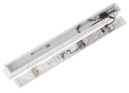 MIROLUX 20W 2100-2600lm 2,7/3,2/4K CRI90 IP40/44 alb 0,9m