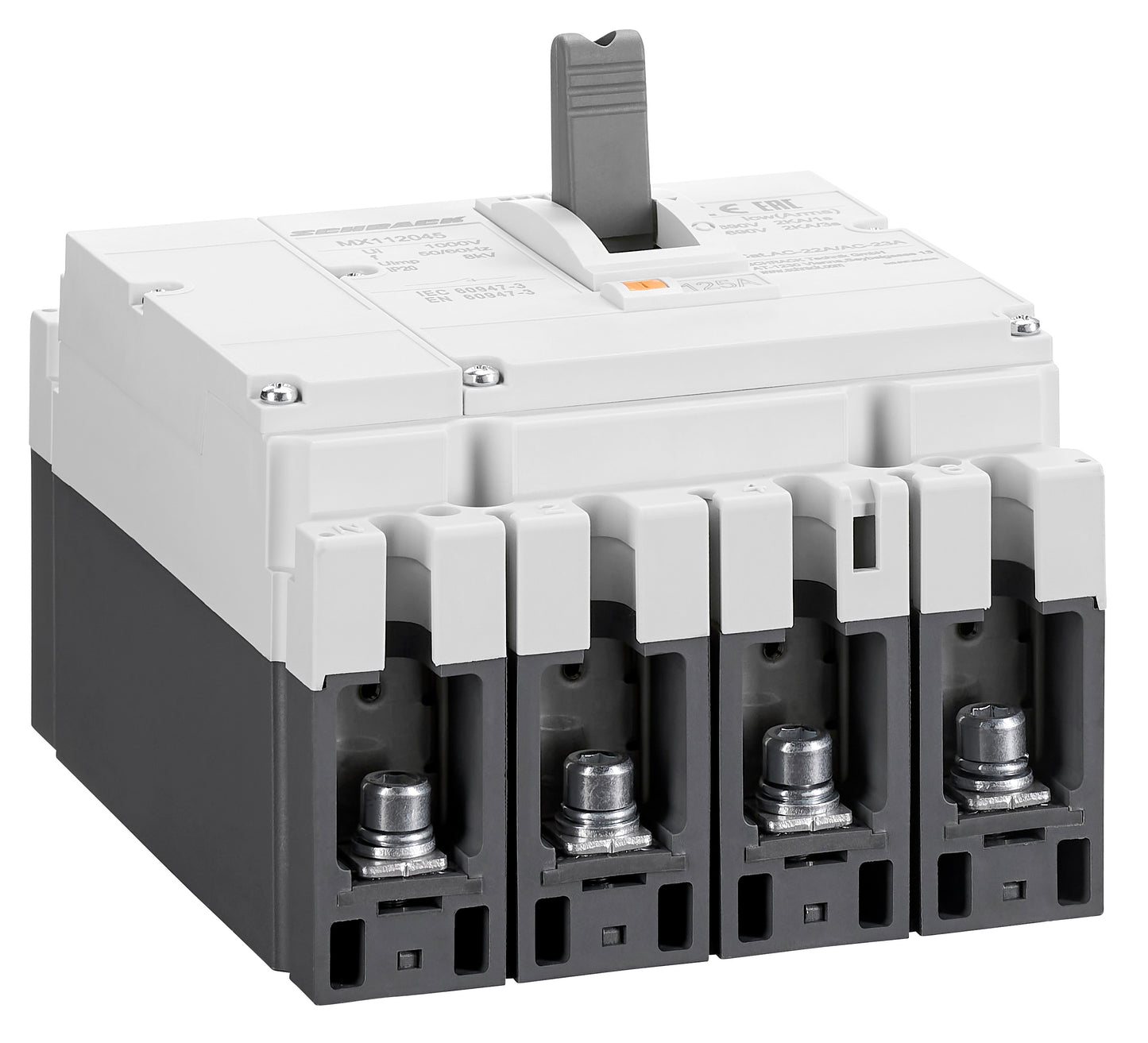 Comutator de putere MX1, 4 poli 125A