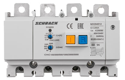 Bloc diferential pentru MX2 4 Poli, 0,03 - 2A