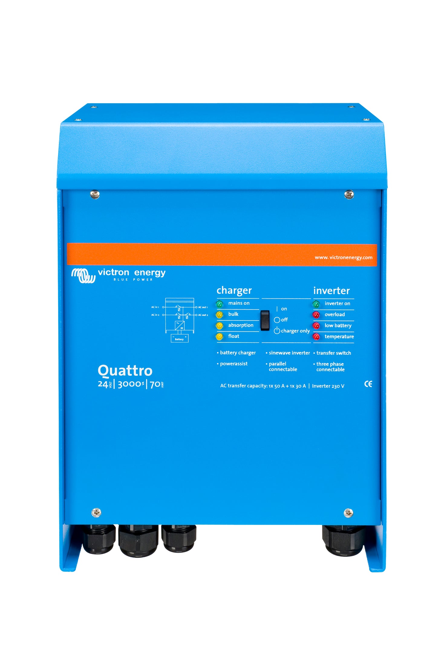 Invertor fotovoltaic Quattro 48/8000/110-100/100