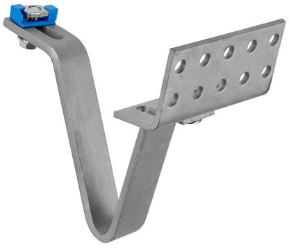 Cârlig acoperiș țiglă 8mm galvanizat gât 42-55mm fotovoltaic