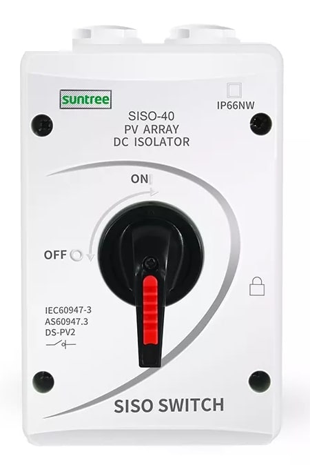 SISO baterie switch