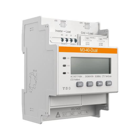 SolaX SmartMeter M3-40Dual 3ph cu 2 canale 100A/40mA CT