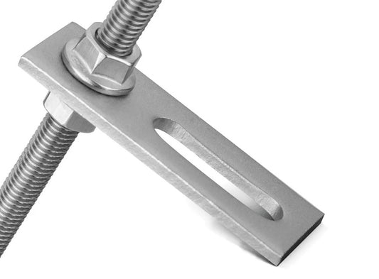 Adaptor "I" 80x30x5mm pt. surub ancora M10, AISI430