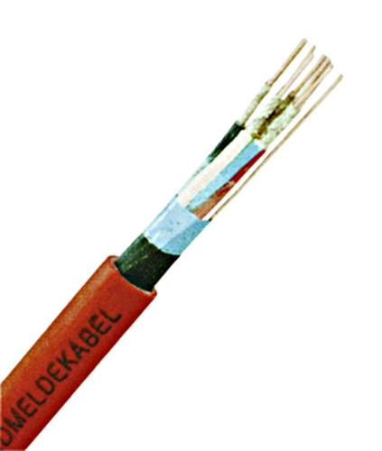 Cablu telec.ignif.fără hal. JE-H(ST)H 1x2x0,8 E60 rosu 500m