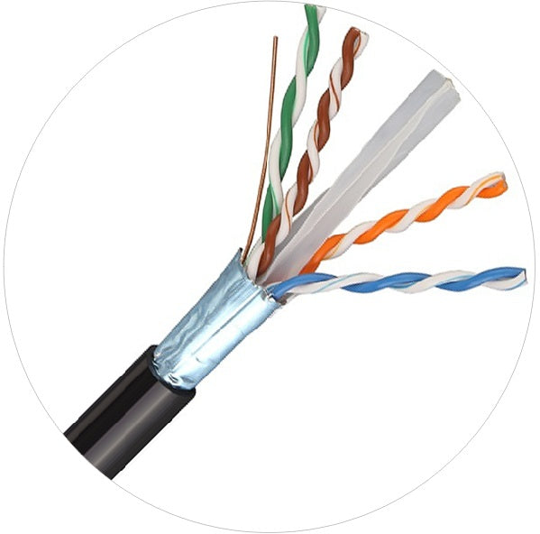 Cablu F/UTP CAT. 6 4X2X23AWG PE EXTERIOR 305m
