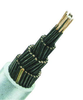Cablu de comandă cu izol. din PVC,  YSLY-JZ 3 x 0,75 gri
