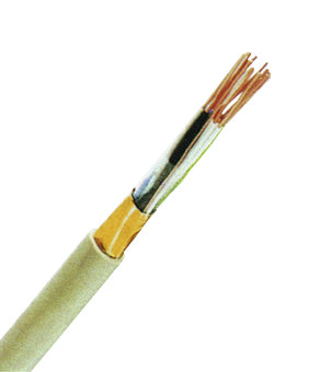 Cablu de telecom. ignifug, fără halogen J-H(ST)H 2x2x0,8 gri