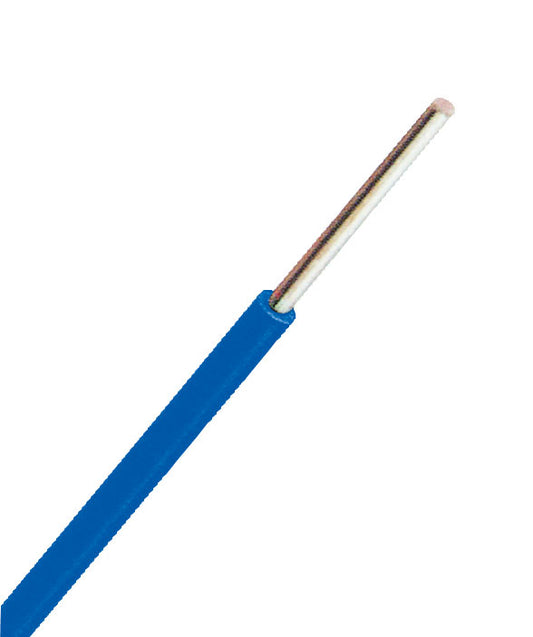 Conductor cu izolaţie din PVC H07V-U 1,5mm² albastru
