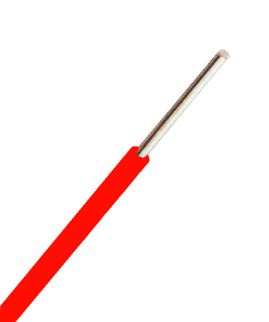 Conductor cu izolaţie din PVC H07V-U 1,5mm² roşu