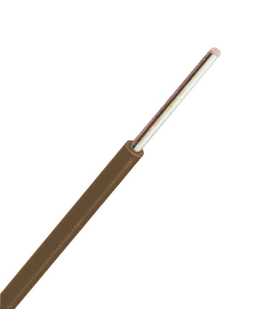 Conductor cu izolaţie din PVC H07V-U 10mm² maro