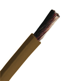 Conductor flexibil cu izolaţie din PVC H05V-K 0,5mm² maro