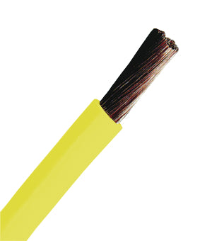 Conductor flexibil cu izolaţie din PVC H05V-K 0,5mm² galben