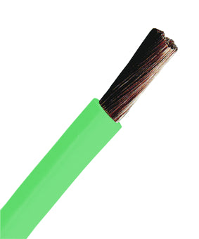 Conductor flexibil cu izolaţie din PVC H07V-K 2,5mm² verde