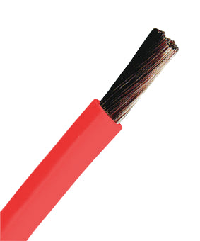Conductor flexibil cu izolaţie din PVC H07V-K 2,5mm² roşu