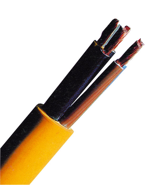 Cablu flex., PVC, pt. şantiere XYMM-J 3x2,5 K35 50m galben