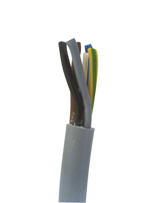 Cablu de comandă cu izol. din PVC, YSLY-JB 5 x 10 gri