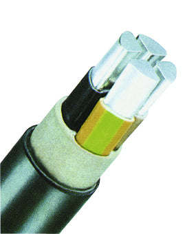 Cablu de energie, PVC, 0,6/1kV  E-AYY-O 4 x 70 SM negru